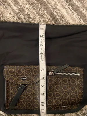 Calvin Klein Black Nylon Crossbody Purse thumbnail 9