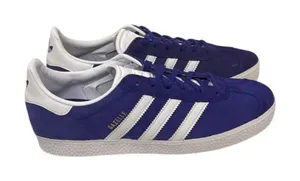 Adidas Shoes Gazelle Purple White Suede Sneakers Size Women's 6.5 thumbnail 1