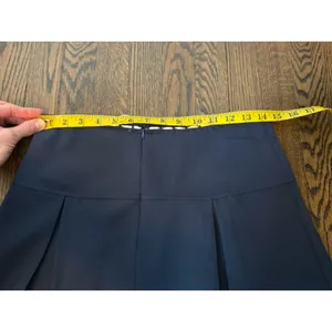 Pretty Garbage Navy Blue Women's Pleated Mini Skirt Sz S NEW thumbnail 7