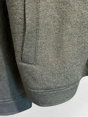 Joie Wool Blend Olive Green Chore Coat Large Oversized Scandi Workwear Jacket thumbnail 7