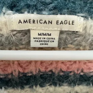 American Eagle Striped Multicolor Women’s Sweater thumbnail 3