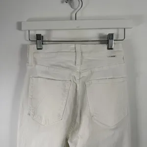 Mother Denim‎ The Tripper Ankle Fray Unfairest of Them All White Jeans Womens 24 thumbnail 7