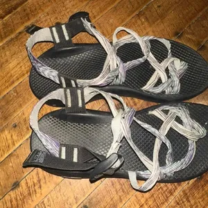 Chaco purple double strap orthotic arch support gorpcore 8 sandals thumbnail 4