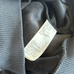 NWOT Abercrombie & Fitch Black 1/4 Zip Faux Fur Sherpa Heavyweight Jacket thumbnail 8