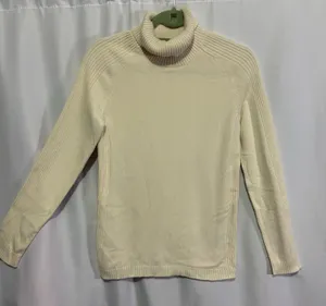 Vintage Y2K Polo Jeans Ralph Lauren Womens Turtleneck Ribbed M Cream Classic thumbnail 1