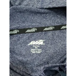 Avia Women's Athletic Top Pullover Blue Drawstring Long Sleeve Funnel Neck XL thumbnail 9