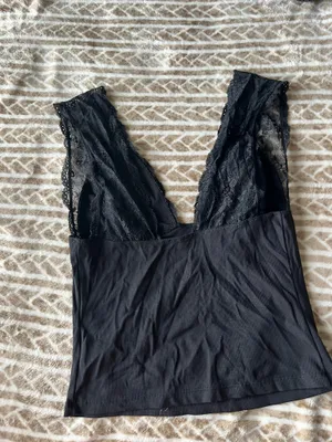 black lingerie top thumbnail 2
