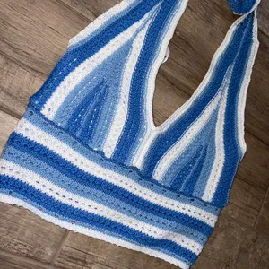 Crochet Hollister Halter Top thumbnail 2