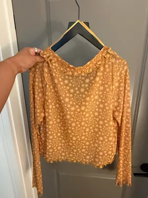 Free People Sheer Shirt thumbnail 2