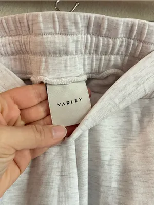 Varley Ivory Marl The Relaxed Pull On Pants Size Large thumbnail 5