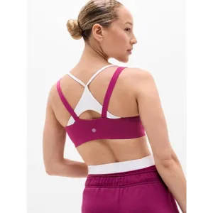 New Athleta S Double Up Bra Wildberry Small D-DD Cup thumbnail 2