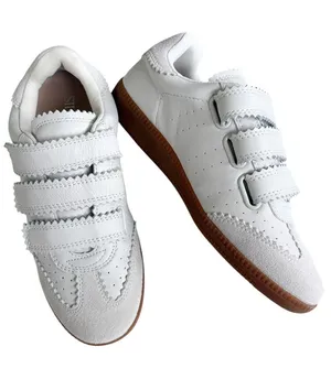 New In Box Silent D Leather Seena Sneakers White Size 6.5 Retail $150.00 thumbnail 1