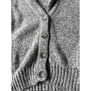 AE American Eagle Women's‎ Wool Rabbit Hair Gray Cardigan Sweater Size XL thumbnail 9