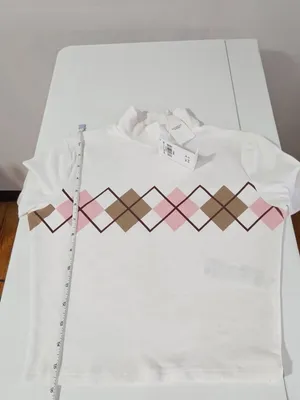 Hollister Argyle Long Sleeve Crop Top - White - Size S - 339-663-1111-108 thumbnail 7