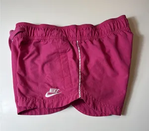 Nike Sportswear Women's Pink Woven Drawstring Shorts Size‎ M thumbnail 1