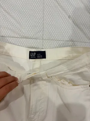 Gap white ankle jeans thumbnail 2