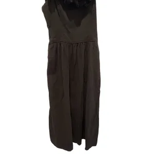 Free People $108 Ruffle It Up Black Midi Dress On or Off Shoulder Back Bow M thumbnail 10