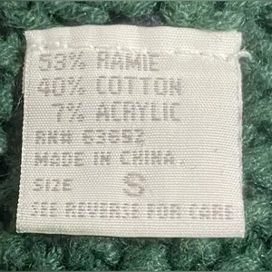 Heirlooms Womens Size S Vintage Green Christmas Sweater Vest Handknit Teddy Bear thumbnail 10