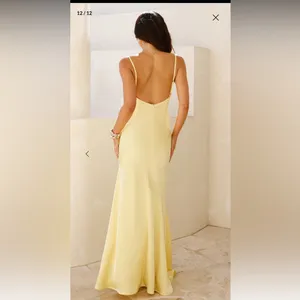 Hello Molly Brilliant Belle Satin Maxi Dress in yellow thumbnail 5