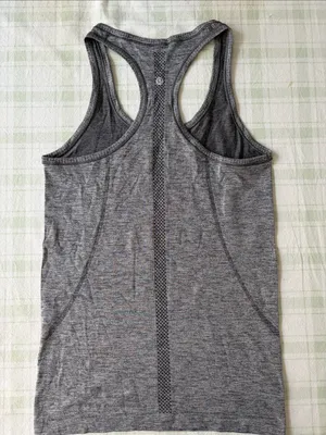 Lululemon Women’s Gray Racerback Active Tank Top thumbnail 5