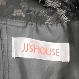 NWT JJs House Black Lace Floral Overlay V-Neck Sleeveless Beaded A-Line Dress 14 thumbnail 8