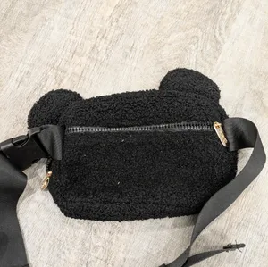 Disney Minnie Mouse Black Sherpa Belt Bag thumbnail 5