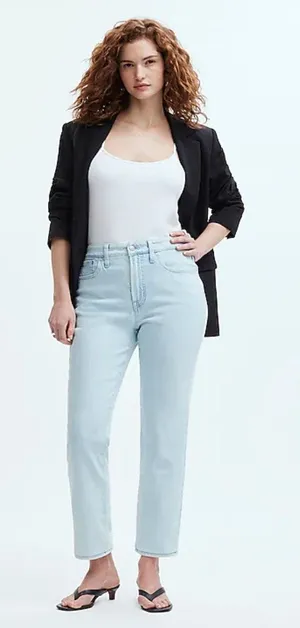 Madewell The Curvy Perfect Vintage Jean Chesthunt Wash Blue High Waist US 27 NWT thumbnail 1