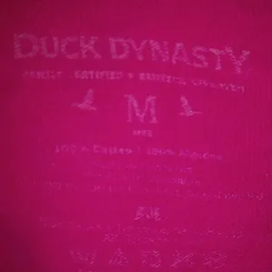 Pink Duckaholic M Duck Dynasty T-shirt Top thumbnail 2