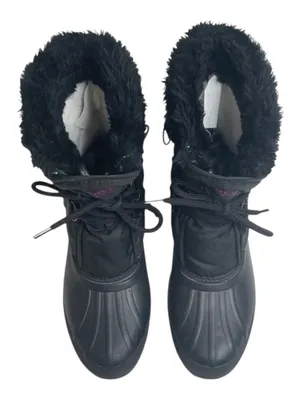 Vintage: Sorel x Kaufman ★ Canada Nylon Snow Waterproof Duck Boots ★ Black ★ 6M thumbnail 7