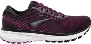 Brooks Ghost 12 Running Shoes Sneakers Road Dna Loft BioMoGo Black Purple 9 thumbnail 1