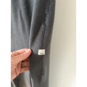 Vuori Waffle Wide Leg Pants Charcoal Grey Activewear Loungewear Size M thumbnail 2