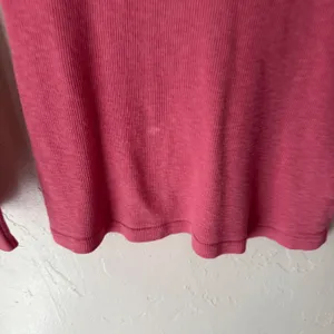 Mossino Supply‎ Co Y2k Pink Thermal Henley Lace Long Slv Shirt Large Bella Swan thumbnail 4