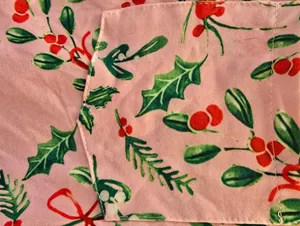 {M} Np Brand Festive Christmas Holiday Pajamas Pink Green thumbnail 6
