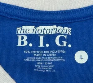 The Notorious B.I.G Rapper Football Jersey Style Shirt thumbnail 10