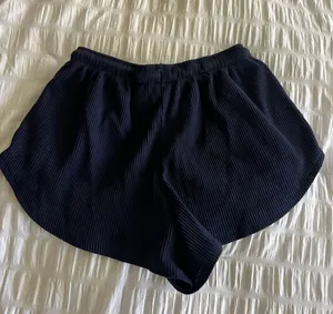 Navy Waffle Shorts Blue thumbnail 3