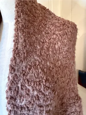 Vici Taupe Fuzzy Open Front Cardigan Sweater Sz S/M thumbnail 4