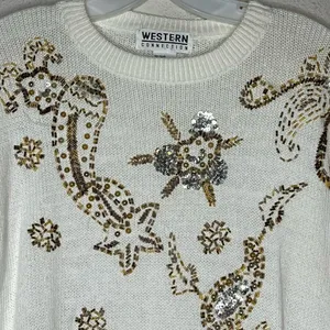 Vintage Western‎ Connection Sweater Silver thumbnail 2