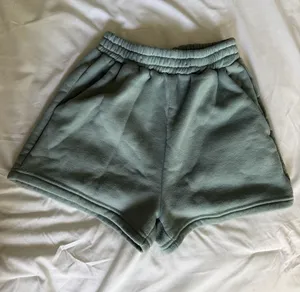 SHEIN Sage Green Fleece Athletic Shorts thumbnail 1