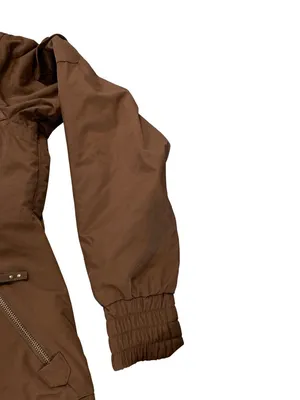Sims Snowboarding wms brown fur hoodie winter athletic coat sz M SKU 10-744 thumbnail 6