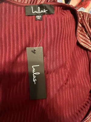 Lulus Sexy Burgundy Bodycon Dress Size medium thumbnail 3