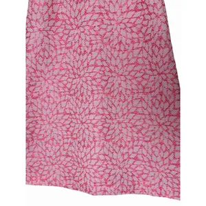 Hutch Anthropologie Pink White Embroidered Halter Mini Shift Dress Small thumbnail 7