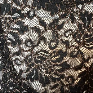 BKE Black Fitted Lace Tank Top thumbnail 3