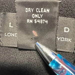The Limited Vintage Black Wool Dress Sheath Career Office Size 12 Made in‎ USA thumbnail 3