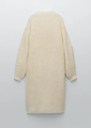 ZARA Chunky Wrap Front Knit Cardigan thumbnail 10