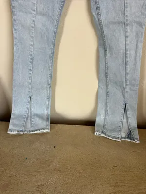 Abercrombie & Fitch The Skinny High Rise Split Leg Jeans thumbnail 10