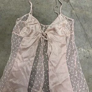 Victoria’s secret coquette polka dot satin lace lingerie top thumbnail 2