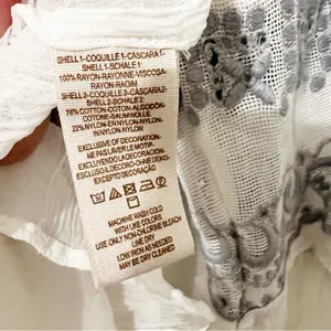 FREE PEOPLE Sweet Sunny Days Tunic White Lace Sheer Size XS thumbnail 7