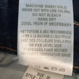 Joe's Jeans Daniella Skinny Jeans Women's 30 Blue Mid Rise Raw Hem Stretch thumbnail 11