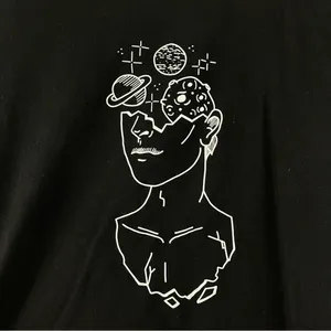 Artsy Womens Feminist Galaxy Space Medium Graphic Print Shirt Woman Boho Hippie thumbnail 3