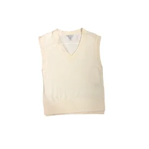 Athleta Retroterry V-Neck Cream White Sweatshirt Vest Tank Top Size XS thumbnail 2